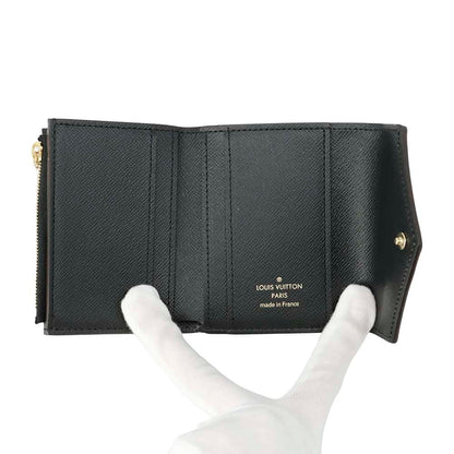 LOUIS VUITTON Portefeuille Zoe NoirM80725 Monogram/Monogram Reverse Canvas