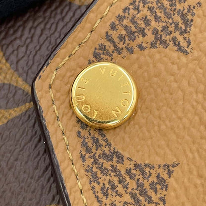 LOUIS VUITTON Portefeuille Zoe NoirM80725 Monogram/Monogram Reverse Canvas