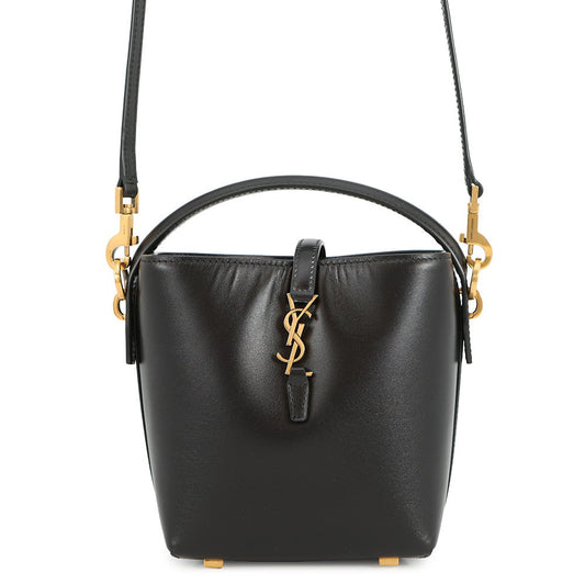 SAINT LAURENT PARIS LE 37 Shoulder Bucket Black765870 Leather Size Mini