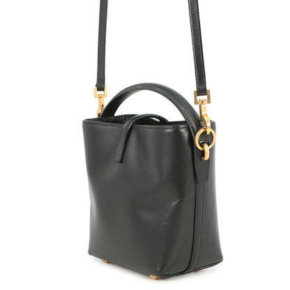 SAINT LAURENT PARIS LE 37 Shoulder Bucket Black765870 Leather Size Mini
