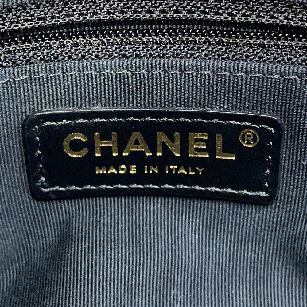 CHANEL Matelasse Diakoko 2-way Bag Black/WhiteAS3004 Canvas Size 20