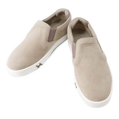 HERMES Sneakers Lucky Beige・Galet Chevre Velour Rubber Size 35.5