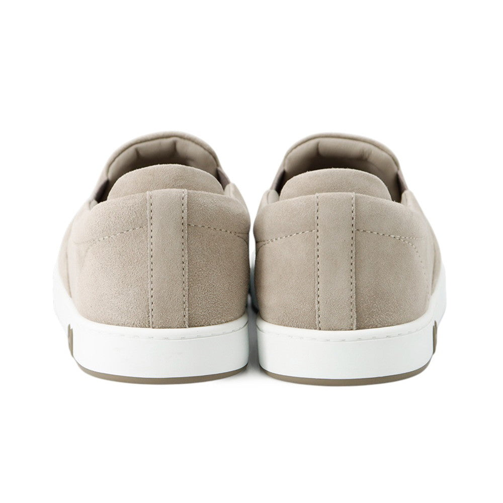 HERMES Sneakers Lucky Beige・Galet Chevre Velour Rubber Size 35.5