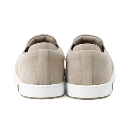 HERMES Sneakers Lucky Beige・Galet Chevre Velour Rubber Size 35.5