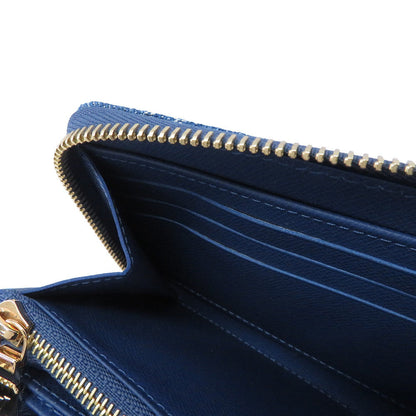 LOUIS VUITTON LV × TM Zippy Wallet BlueM23161 Monogram Cherry Denim