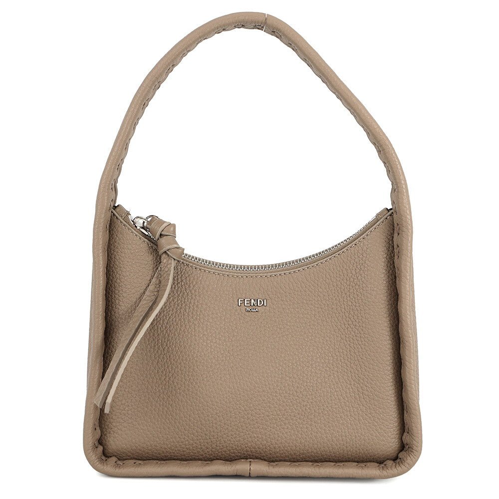 FENDI Fendsens Selleria Handbag Etoupe8BS094 Leather Size Mini