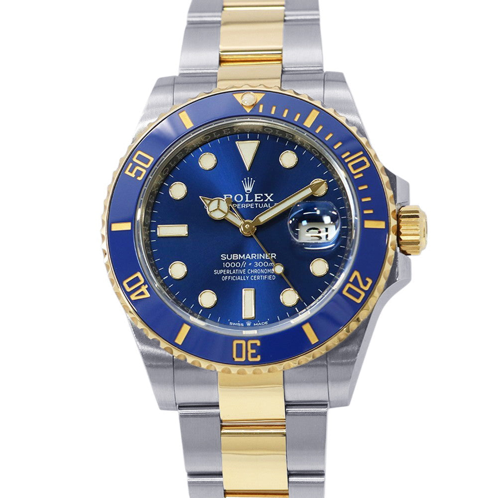 ROLEX Submariner Date W41mm Stainless Steel K18YG Blue Dial126613LB