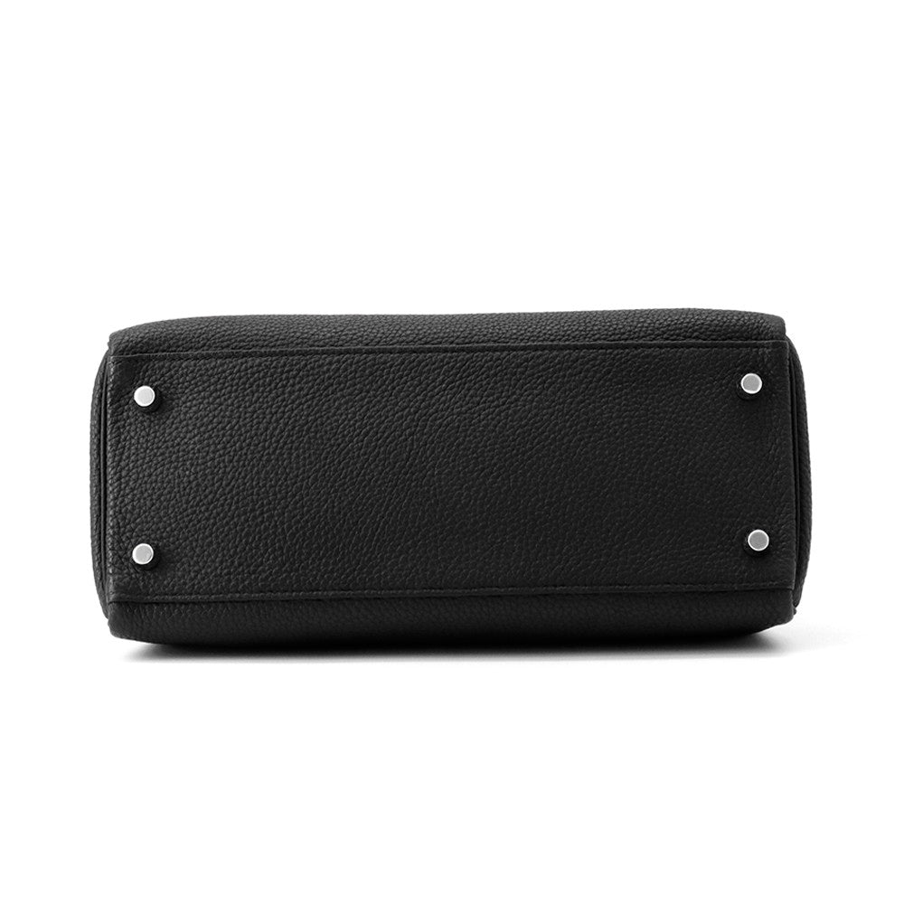 HERMES Kelly Retourne Black Togo Leather Size 28