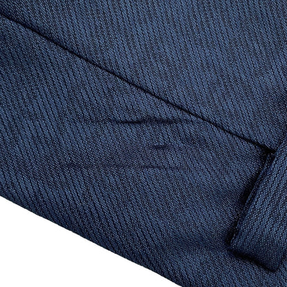 CHANEL CC Logo tie Navy Silk100%