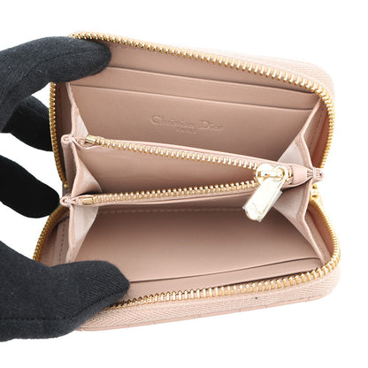 Dior Lady's Dior Voyage Zip Coin Purse RoseS0985ONHG Lambskin