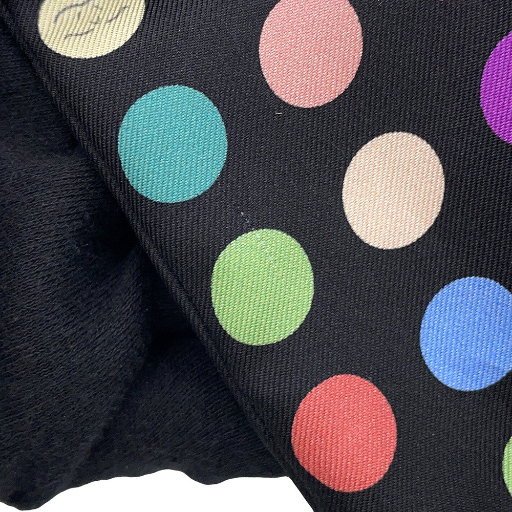 CHANEL All-over CC Logo Scarf Black/Multicolor Silk100%