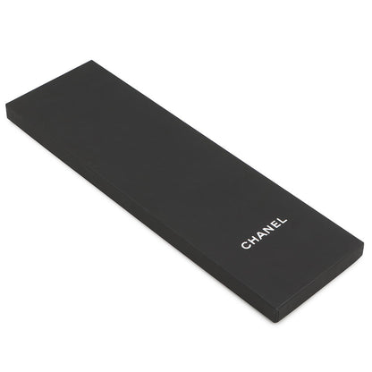 CHANEL All-over CC Logo Scarf Black/Multicolor Silk100%