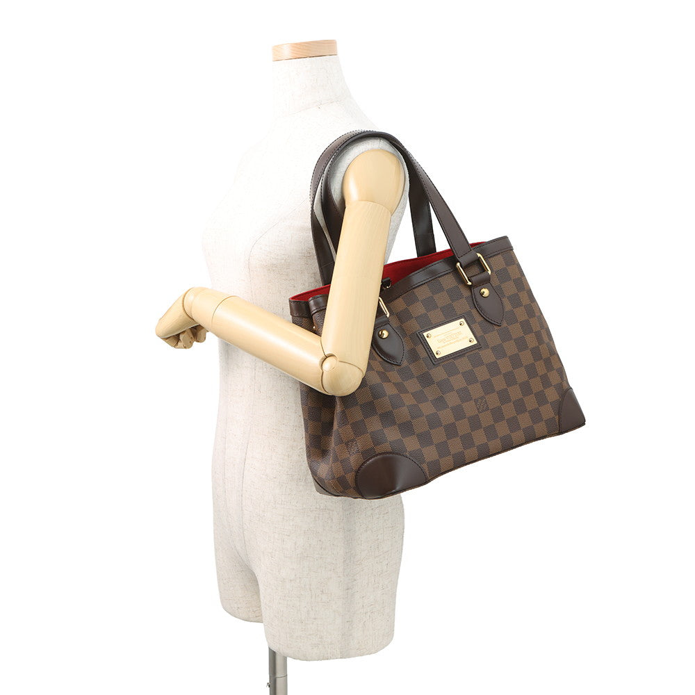 LOUIS VUITTON Hampstead RedN51205 Damier Ebene Canvas Size PM