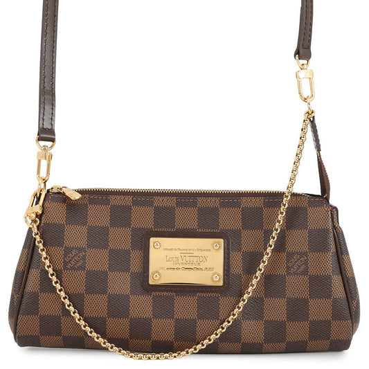LOUIS VUITTON Eva RedN55213 Damier Ebene Canvas