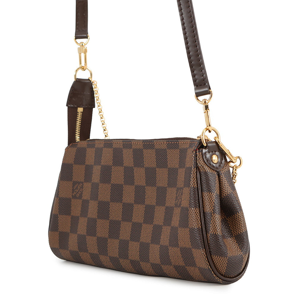 LOUIS VUITTON Eva RedN55213 Damier Ebene Canvas