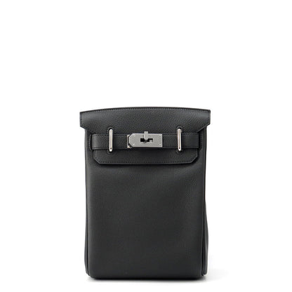 HERMES Akkad Plomb Togo Leather Size PM