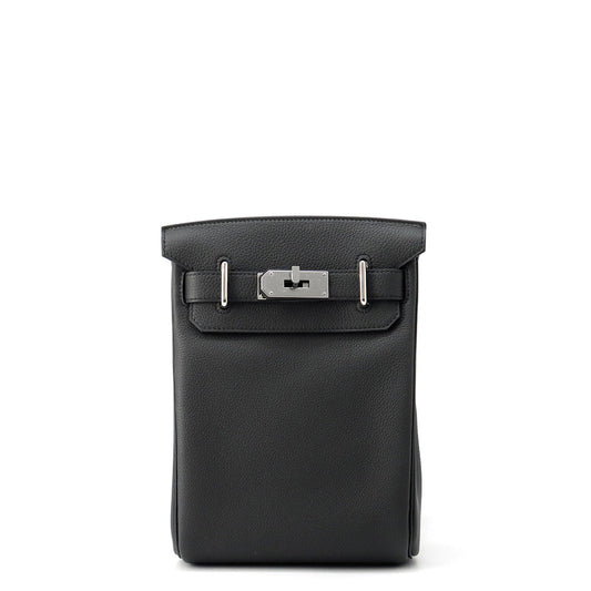HERMES Akkad Plomb Togo Leather Size PM