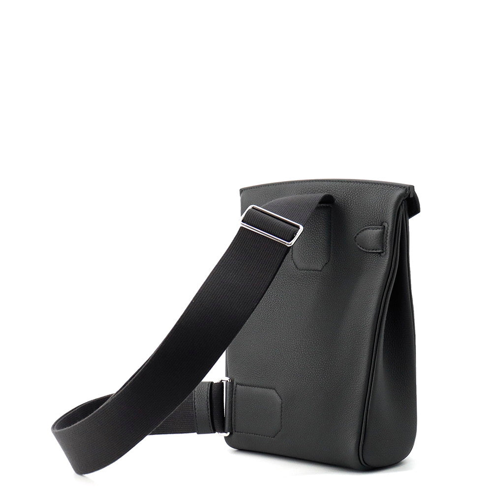 HERMES Akkad Plomb Togo Leather Size PM