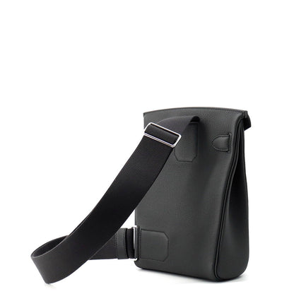 HERMES Akkad Plomb Togo Leather Size PM