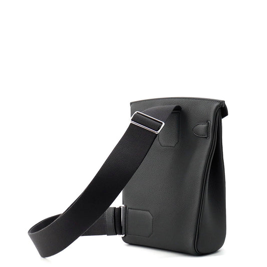 HERMES Akkad Plomb Togo Leather Size PM