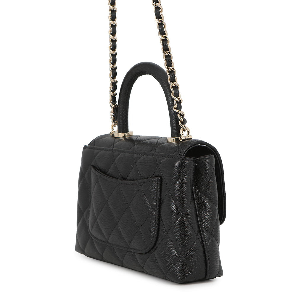 CHANEL Coco Handle 2wayChainShoulder BlackAP4244 Caviar Leather Size Mini mini