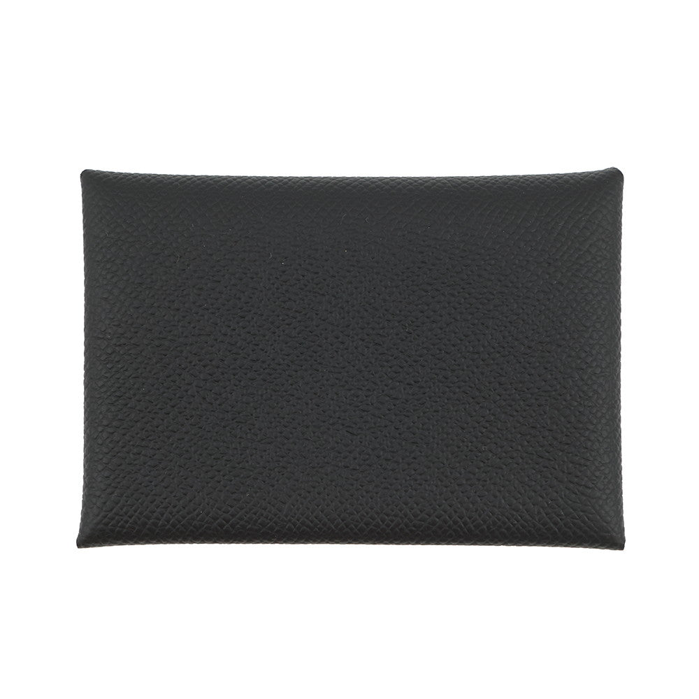 HERMES Calvi Duo Black Epsom