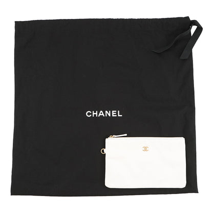 CHANEL CHANEL22 Handbag WhiteAS3260 Shiny Calf Leather Size Small