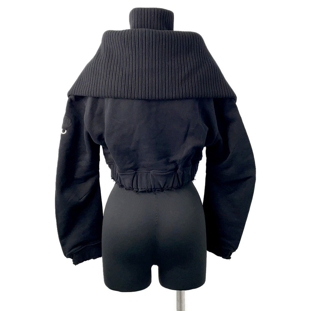 MONCLER Willow Smith Half Zip Knit Size XS BlackJ209T8G00005 Cotton100%