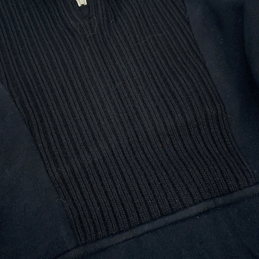 MONCLER Willow Smith Half Zip Knit Size XS BlackJ209T8G00005 Cotton100%