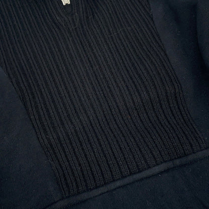 MONCLER Willow Smith Half Zip Knit Size XS BlackJ209T8G00005 Cotton100%