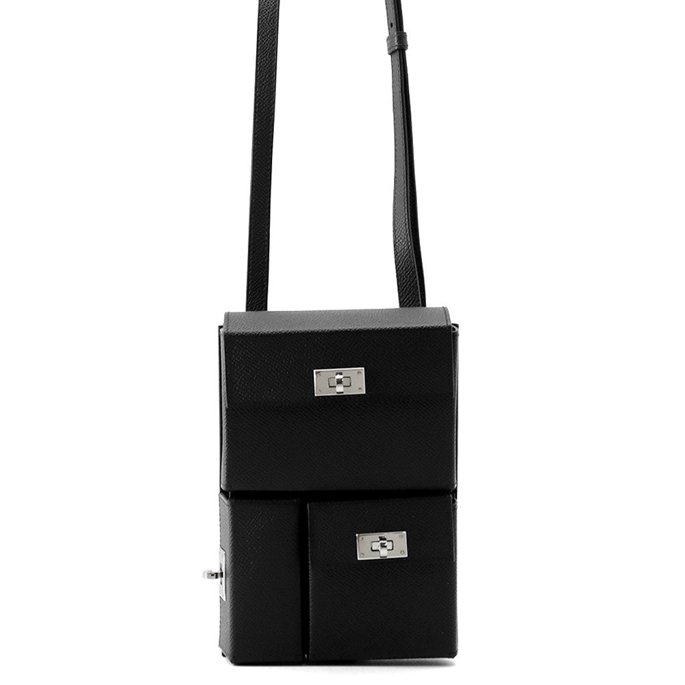 HERMES Kelly Multi Pocket To-Go Black Epsom