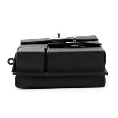 HERMES Kelly Multi Pocket To-Go Black Epsom