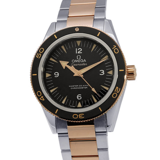 OMEGA Seamaster300 Master Co-Axial W41mm Stainless Steel K18PG Black Dial233.20.41.21.01.001