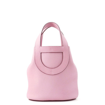 HERMES in-the-loop Tote Bag Mauve Silvestre Taurillon Clemence Swift Leather Size 18