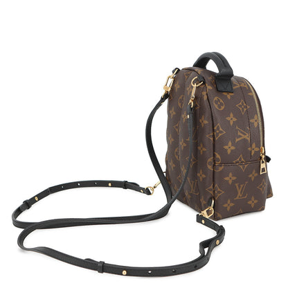 LOUIS VUITTON Palm Springs Backpack NoirM44873 Monogram Size MINI