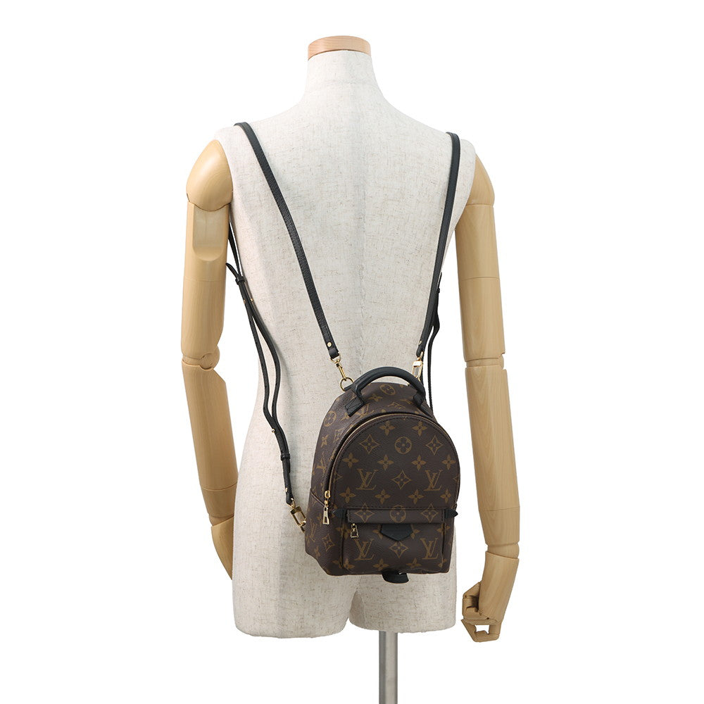 LOUIS VUITTON Palm Springs Backpack NoirM44873 Monogram Size MINI