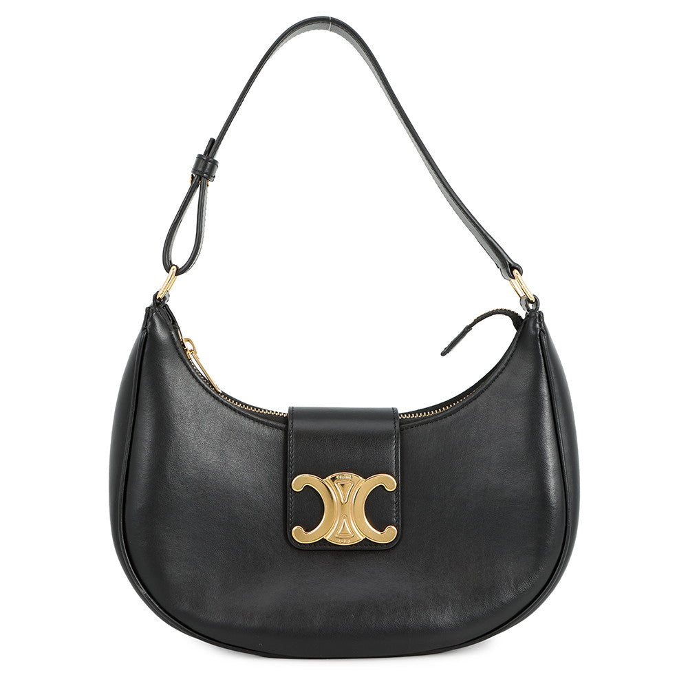 CELINE Ava TriompheBag Black114493DGQ Leather