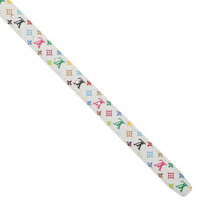 LOUIS VUITTON LV TM Belt WhiteM8992U Monogram・Multicolor Size 80