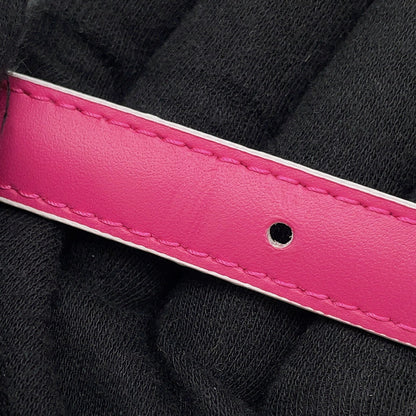 LOUIS VUITTON LV TM Belt WhiteM8992U Monogram・Multicolor Size 80