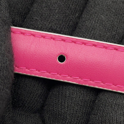 LOUIS VUITTON LV TM Belt WhiteM8992U Monogram・Multicolor Size 80