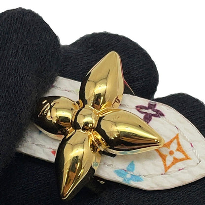 LOUIS VUITTON LV TM Belt WhiteM8992U Monogram・Multicolor Size 80