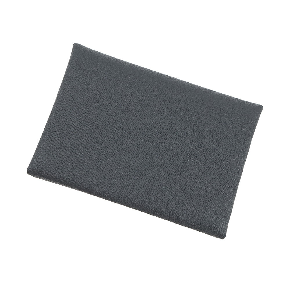 HERMES Calvi Duo Grimist/Black Chevre Myzore Goatskin