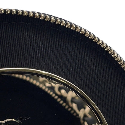 CHANEL Matelasse Round ChainShoulder Bag BlackAP2502 Caviar Leather