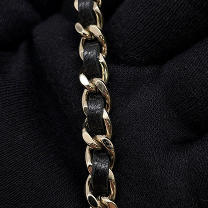 CHANEL Matelasse Round ChainShoulder Bag BlackAP2502 Caviar Leather