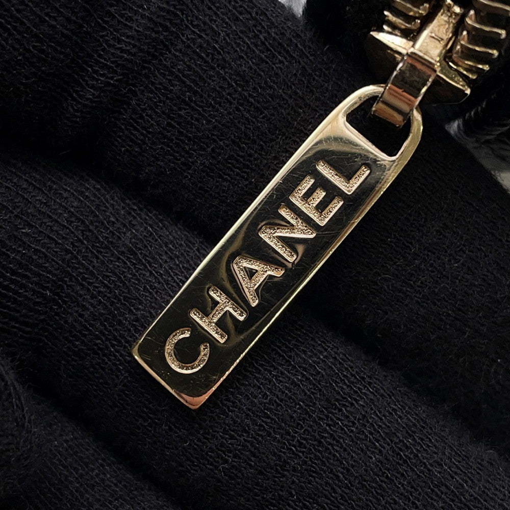 CHANEL Matelasse Round ChainShoulder Bag BlackAP2502 Caviar Leather