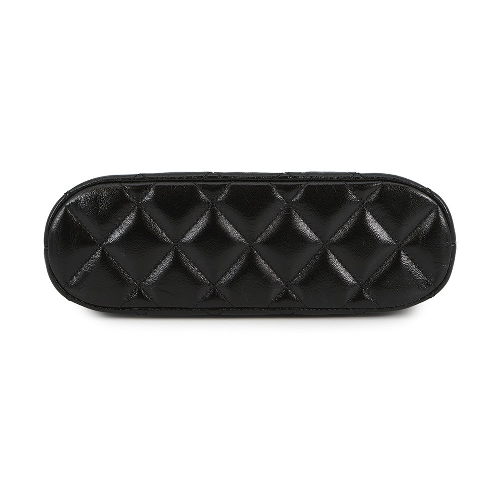 CHANEL Small Shopping Bag BlackAS5130 Shiny Lambskin
