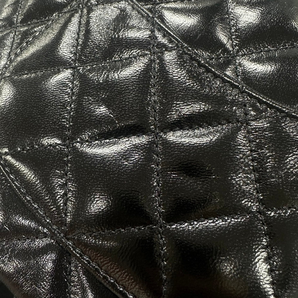 CHANEL Small Shopping Bag BlackAS5130 Shiny Lambskin