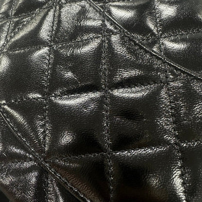 CHANEL Small Shopping Bag BlackAS5130 Shiny Lambskin