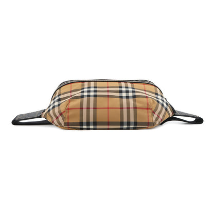 BURBERRY Vintage Check SONNY Crossbody Bag Beige/Black/Multicolor8005521 Nylon Size Medium