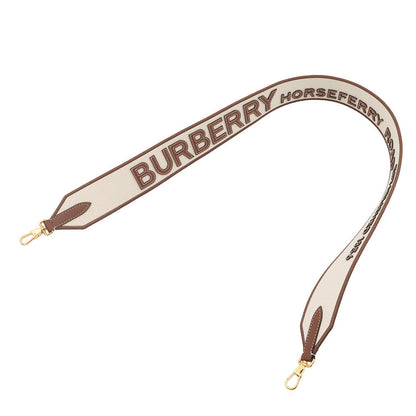 BURBERRY Shoulder Strap Beige/Brown Canvas